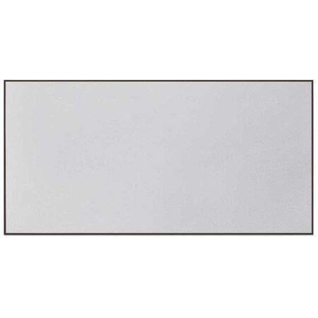 United Visual Products Corkboard, Fabric, Wht/Blu, 2 Door, 60x36" UV304-WHITE-BLSPRU